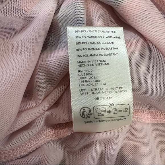 Free People Betty’s Garden Pink Combo Floral Long Sleeve Top size small - Picture 11 of 12